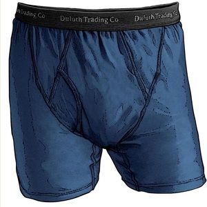 Duluth buck naked boxer briefs medium NWT dark cobalt